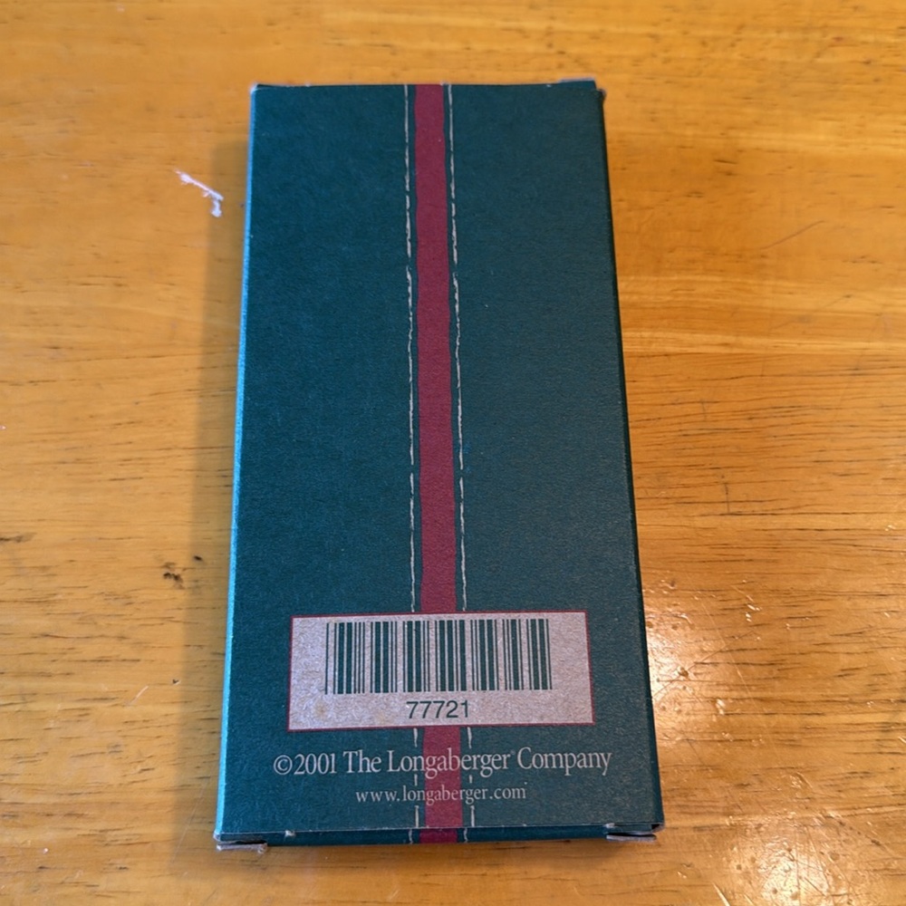 Longaberger Pewter Santa Key. New in box - Picture 7 of 7